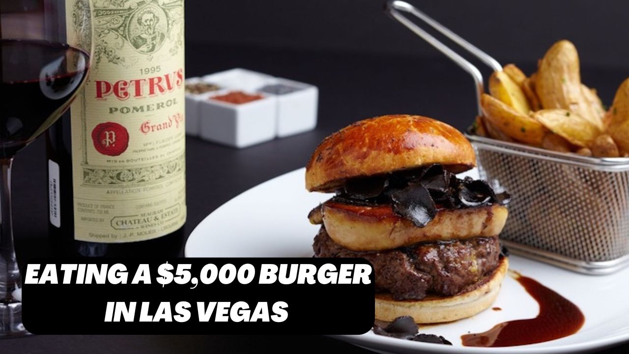 $5000 burger, fleur, Las Vegas, Nevada, eating out, dining out, use